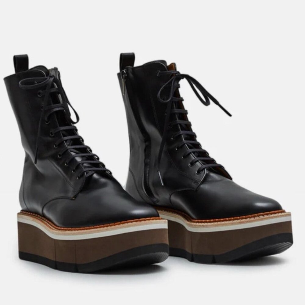 Robert Clergerie Navy Leather Boots size 40 (US 9.5)